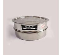 1 set couvercle + bas + tamis de test dia 20 cm couverture galvanisée et conteneur for inspection d'échantillonnage en laboratoire pharmacopeia tamis(18 mesh(1.0mm))