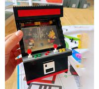 1 set de 1060 pièces Blocs de construction créatifs inspirés du jeu vidéo Street Fighter. Puzzle microparticules pour développer la dextérité manuelle. Convient comme cadeau d'anniversaire ou décorati