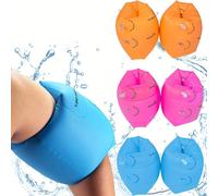 1 set de 2 brassards gonflables pour enfants, convenant aux tout-petits comme aux adultes, avec une sangle de bras de natation hydrofoil pour enfants 1 pièce - pompe - couleur aléatoire,Paire bleue,Pa