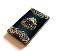 1 set de 26 cartes oracles des runes de l'Ancien Futhark, cartes oracles de thérapie par les runes pour les débutantes, en matériaux de haute qualité, symboles runiques nordiques Papetier