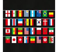 1 set de 32/50/100 drapeaux de pays, fanions suspendus internationaux, bannière de fanions, décoration pour l'ouverture officielle, bar sportif, événements festifs, fournitures pour les vacances, déco