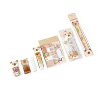 1 set de boîtes cadeaux d'apprentissage Specener Stationery Set Eraser Ruban correcteur Règle Colle Notes Fournitures scolaires