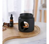1 set de brûleur à huile d'aromathérapie en céramique, convient pour les huiles essentielles, chauffe-bougie à thé, comprend un support pour bougie à thé, une lampe d'aromathérapie, un diffuseur d'hui
