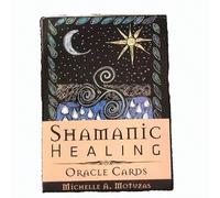 1 set de cartes oracles de guérison chamanique, cartes oracles, jeux de plateau, cartes noires, manifestation Papetier
