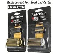 1 set de lame de rasoir maillée de rechange pour rasoir électrique, convient pour le rasoir pour homme Babyliss FXRF2G, accessoires de tondeuse de blanchiment progressif noir,argent électrolytique,or