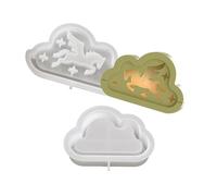 1 set de lampe en forme de silhouette de nuage - En silicone - Cadeau créatif pour l'artisanat et la romance - Pour la décoration de la maison - En silicone réutilisable