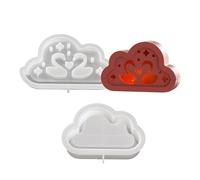 1 set de lampe en forme de silhouette de nuage - En silicone - Cadeau créatif pour l'artisanat et la romance - Pour la décoration de la maison - En silicone réutilisable