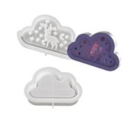 1 set de lampe en forme de silhouette de nuage - En silicone - Cadeau créatif pour l'artisanat et la romance - Pour la décoration de la maison - En silicone réutilisable