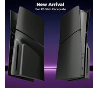 1 set de plaques de couverture d'édition numérique slim pour nouvelle console PS 5 Slim. Façade compatible avec PS 5 Slim (édition disque). Coque de protection en ABS avec surface mate résistante aux 