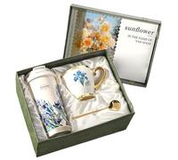1 set des cadeaux d'anniversaire pour les femmes d'amitié Set Christmas Iris Flower Professeur 'appréciation Cadeaux Symbolisant la sagesse et le courage Présents idéaux pour les collègues Empl