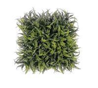 1 Set En Plastique Paysage Simulation Pelouse Plantes Vertes 25x25cm Plante Artificielle Murs Feuillage Haie Herbe Tapis Verdure Panneaux Clôture