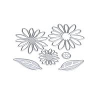 1 Set Fleur Feuille de feuille Dies Dies Modèle de pochoir métallique Modèle de boues de boues