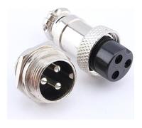 1 Set GX16 3 Broches Douille Connecteur aviation Type de Vis Électrique Aviation Durable + prise 3 broches