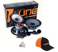 1 kit HERTZ UNO K165 K 165 système 2 voies de 6,5"" 16,5 cm 75 watts rms 300 watts max 4 ohm + 3 autocollants + capuchon, la paire