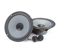 1 kit HERTZ UNO K165 K 165 système 2 voies de 6,5"" 16,5 cm 75 watts rms 300 watts max 4 ohm + 3 autocollants + capuchon, la paire