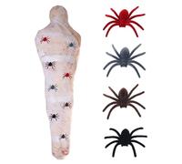 1 Set HOMM sans PVC PVC Sacs de carrosserie effrayants pour Les cadavres Souffler la poupée avec Pompe et araignées DIY IMPÉRISE Halloween géant Gonflable pour Le Patio de la