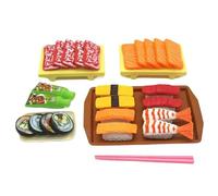 1 Set Jouer de la Nourriture, Simulation sushis Jouer de la Nourriture comme si Vous Faites des Enfants Cuisine playset rôle Plastique Toys éducatifs Cadeaux pour Les Enfants 3 Ans et Plus