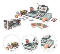 1 Set Jouet Jeu de Rôle Caisse Enregistreuse Supermarché pour les enfants GRIS G