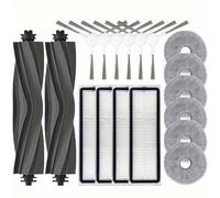 1 set Kit d'accessoires pour aspirateur robot Dreame L10 - Compatible avec L10 Prim/L10s Pro/L10 Pro, comprend 2 filtres HEPA, 2 brosses principales, 6 chiffons de serpillière - Ensemble d'accessoires