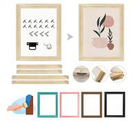 1 set Kit de cadres en bois en canevas Cadres en bois de pin pour peinture murale en canevas d'huile Peinture de diamant Cadre en bois épaissi Exercice de peinture Décoration d'intérieur 30x40cm,20x3