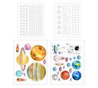1 Set Luminous Starry Sky Stick Sticker, Autocollants D'Astronautes, Autocollants Créatifs Et Intéressants, Décorations De Salle, Adaptées Aux Chambres Et Salles D'Apprentissage.