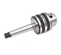 1 Set Of MT1 MT2 MT3 MT4 B10 B12 B16 B18 0.6-6/1-10/1-13/3-16/5-20 Tapping Tool Holder Drill Chuck Mandrel Lathe CNC Drilling Machine Wood(MT2-B12(1.5-10mm))