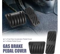 1 Set Pédale frein Cache gaz Pédale d'accélérateur Cache pour Voiture Noir
