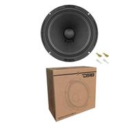 1 Set pour DS 18 8PRO300MB-4 Haut-Parleur médium-Grave 20 cm 200 mm 8" de diamètre, 150 Watts rms et 300 Watts Max, 4 ohm, sensibilité 97 DB, pour Voiture, 1 pièce + faston de Fixation