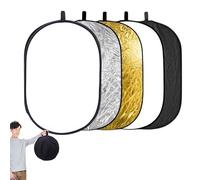 1 Set Reflector Photograph, Photography Reflector 5 dans 1 24x35 Réflecteurs légers pour la Photographie avec Sac de Rangement 5
