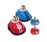 1 Set Speed Bumper Cars Toy Mini Remote Controlled Ejectors Vehicles with Remote Controller