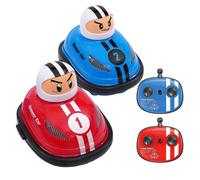 1 Set Speed Bumper Cars Toy Mini Remote Controlled Ejectors Vehicles with Remote Controller