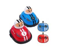 1 Set Speed Bumper Cars Toy Mini Remote Controlled Ejectors Vehicles with Remote Controller