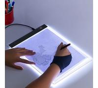 1 set Tablette de dessin LED, luminosité réglable sur 3 niveaux, tablette de dessin, boîte à lumière, aides éducatives, jouets pour enfants filles et garçons, cadeaux pour anniversaires et rentrée sco