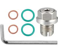 1 Set Vis Vidange M14.1-1.5 x 15mm Voiture Bouchon Carter d'huile Kit 2 O Ring 2 Joints