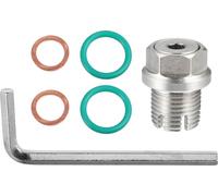 1 Set Vis Vidange M16.1-1.5 x 15mm Voiture Bouchon Carter d'huile Kit 2 O Ring 2 Joints