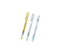 1 Set White White Et Silver Gel Pen Set Highlight Inks For Black Paper Drawing Sketching Carte Making