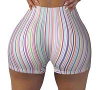 1 short de sport pour femme, doux et confortable pour l'entraînement athlétique, Noir , XXL Taille courte