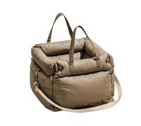 1 siège d'auto Portable for Animaux de Compagnie, Transporteur Voyage for Chiens Petite à Moyenne Taille, Facile Nettoyer, chenil(Light Grey-55X50X45C)