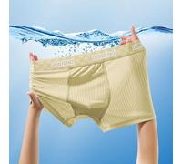 1 sous-vêtement respirant classique pour homme, caleçon boxeur confortable pour un usage quotidien. 92 % polyester, 8 % élasthanne (XXXL jaune)