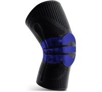 1 Stabilisateur en Acier à Ressort pour Rotule Ouverte, Genouillère De Soutien, Protection pour La Stabilité, Instabilité Mineure De La Rotule, Black, XL