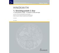 1. Streichquartett C-Dur: herausgegeben nach dem Text der Paul-Hindemith-Gesamtausgabe von Giselher Schubert. op. 2. string quartet. Partition et parties.