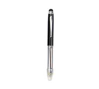 1 stylo à bille noir 3 en 1, lampe de poche LED, écran tactile et stylo à bille LED d'écriture