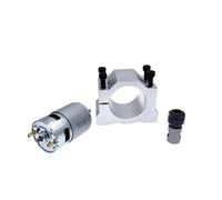 1 Suit DC electronic starter RS775 Spindle electronic starter 12V/24V 15000R DC controller ER11 Chuck 5mm/spring chuck 3.175mm bracket 45mm 775 CZAOINCU(Set of 4 12V)