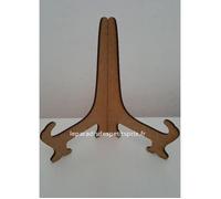 1 support assiette en bois MDF ,chevalet porte assiette,présentoir assiette ,