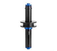 1 support de chaîne de vélo, 1 pièce pour essieux traversants de 12 mm et tendeur de roue à dégagement rapide, longueur réglable, alliage d'aluminium léger, vélo de route et VTT