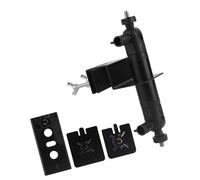 1 support de gouttière solaire pour caméra avec bras réglables, résistant à la corrosion, support de fixation pour caméra de sécurité