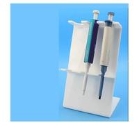 1 support de pipette en plastique en forme de Z for laboratoire, support de transfert en plastique for expérience(6 position)