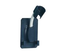 1 support de pommeau de douche réglable auto-adhésif pour pommeau de douche - Support mural universel pour salle de bain - Rotation à 360° (bleu)