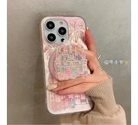 1 support de téléphone magnétique rétractable en forme de château rose, style féminin, un cadeau réfléchi pour les petites amies, la famille et les collègues, support de téléphone magnétique, accessoi