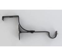 1 Support de Tringle pour Caisson volet Roulant à rainure Ø 20 mm Couleur Noir